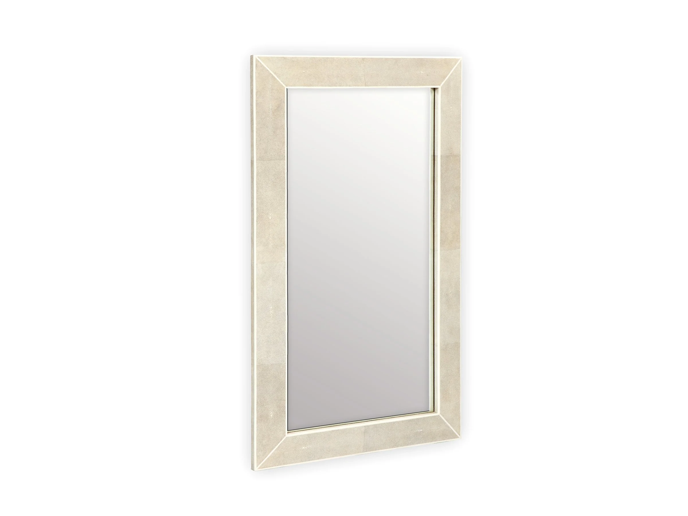 Manor Mirror in Amber Pen Shell or Antique Shagreen – Custom Sizes